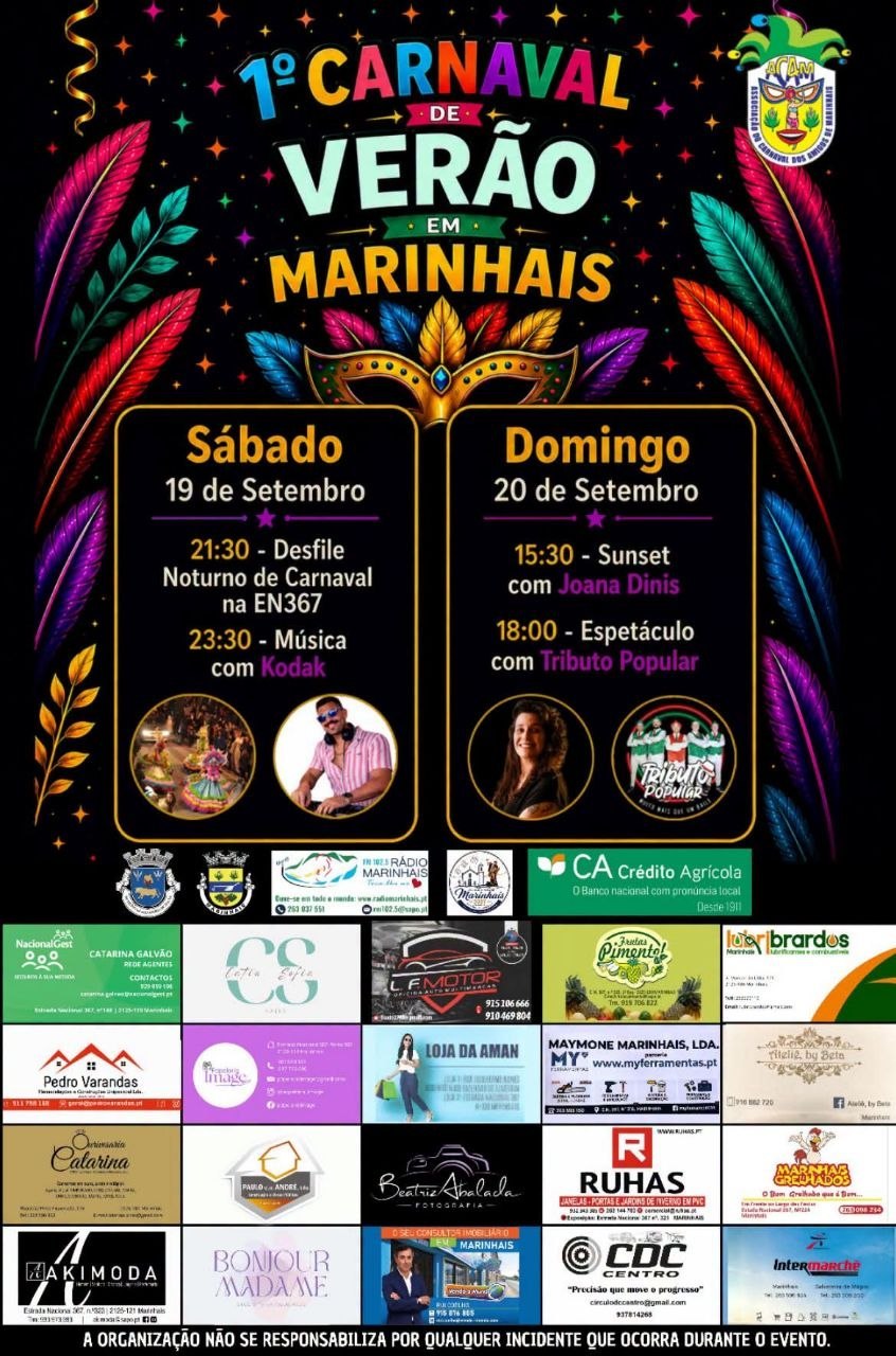 Cartaz de 1º Carnaval de Verão