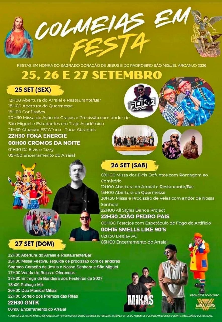 Cartaz de Colmeias em Festa
