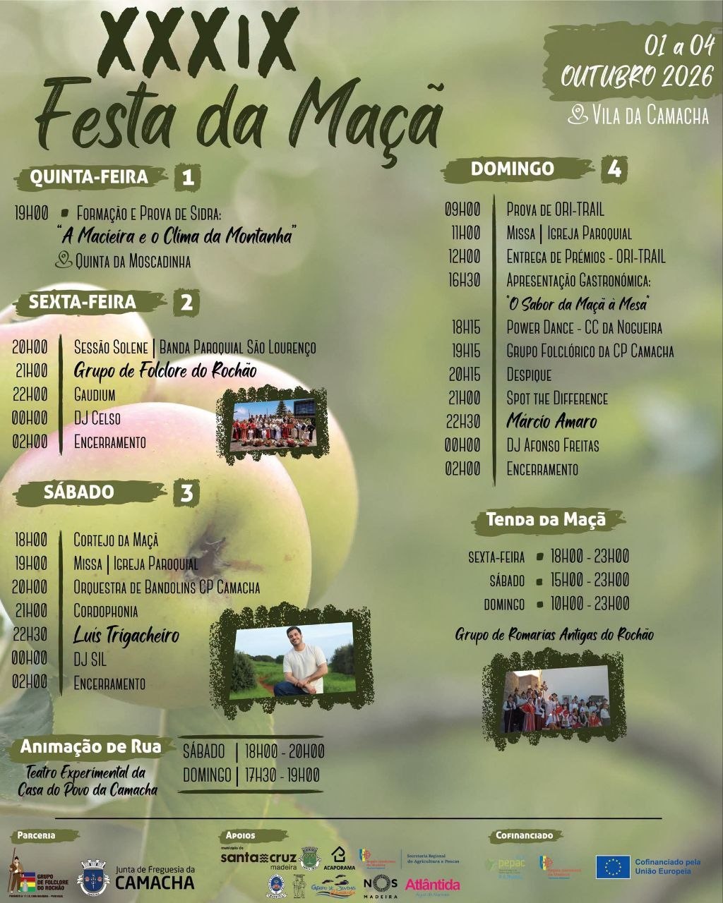 Cartaz de XXXIX Festa da Maçã
