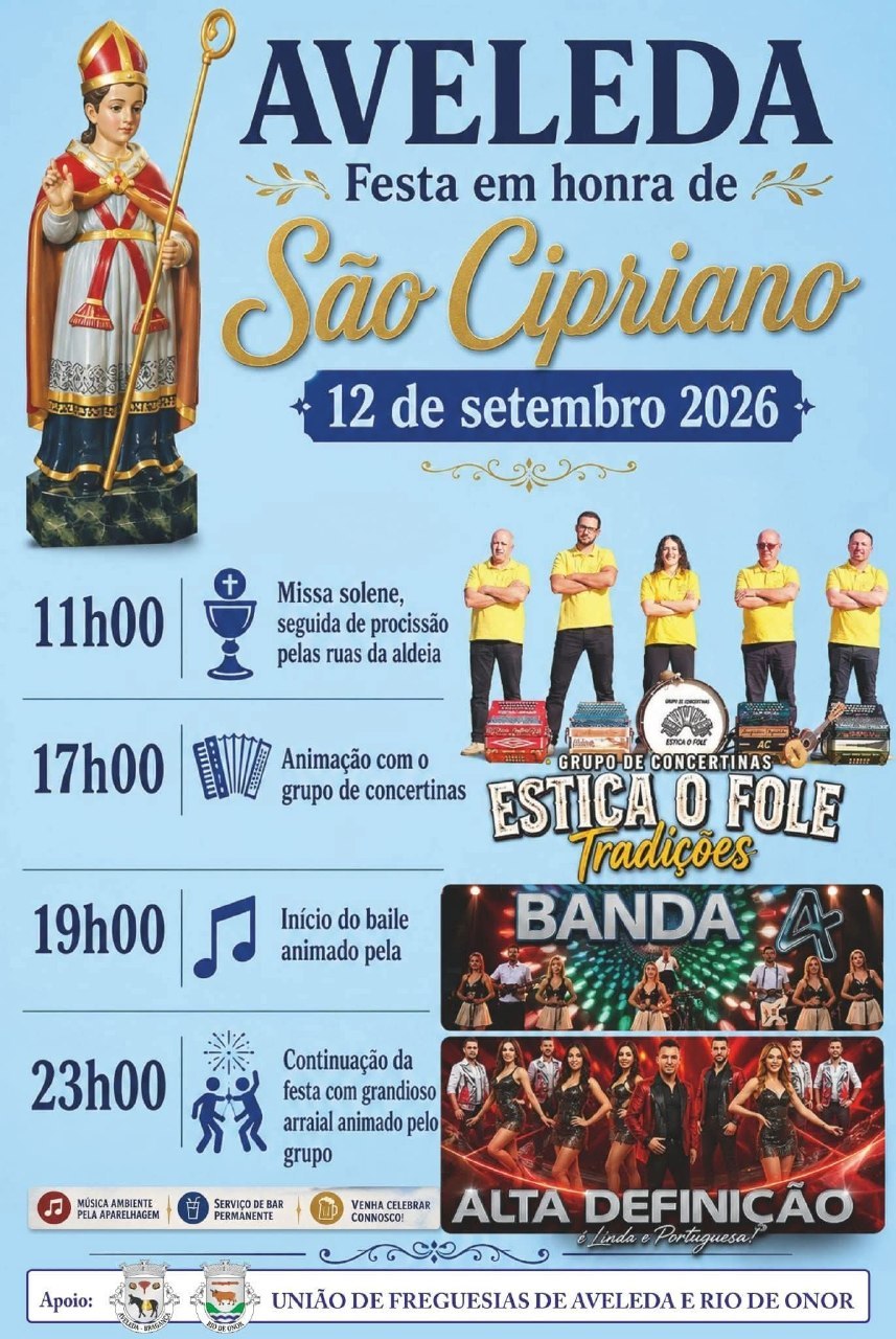 Cartaz de Festa em honra de São Cipriano