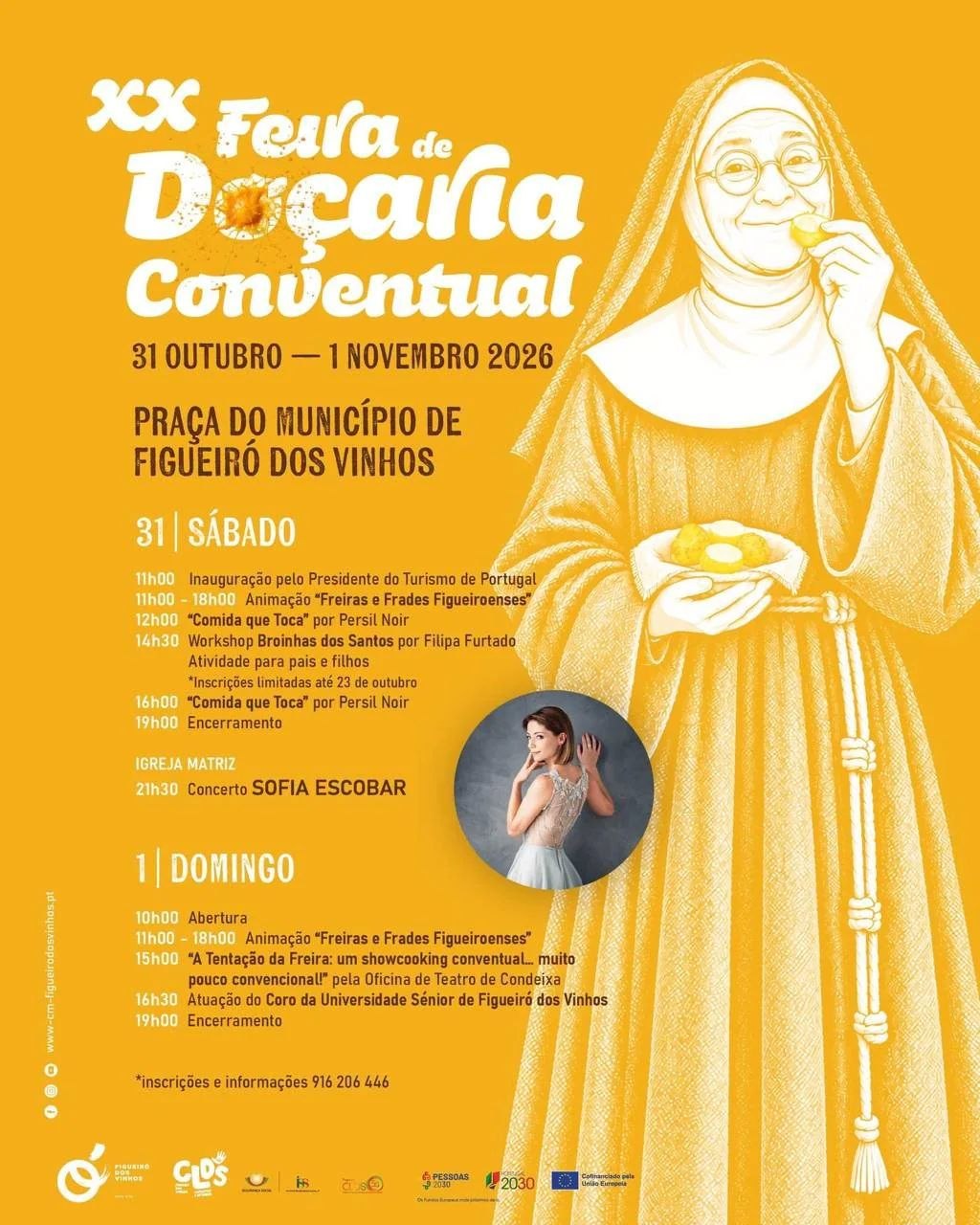Cartaz de XX Feira de Doçaria Conventual