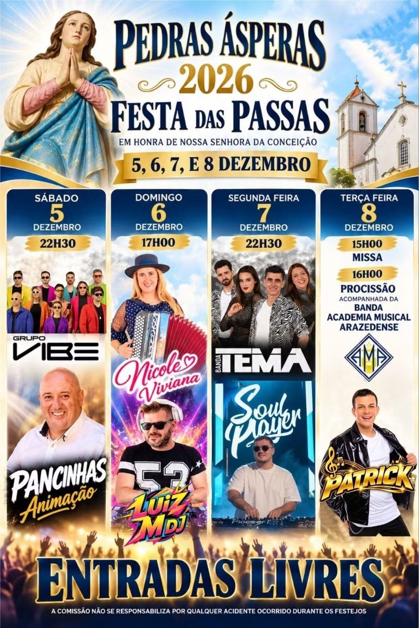 Cartaz de Festa das Passas